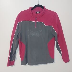 Womans Pink And Grey BRP Skidoo Sweathee Xl